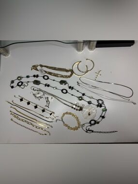 Sterling, moissaniteand fashion jewelry lot
